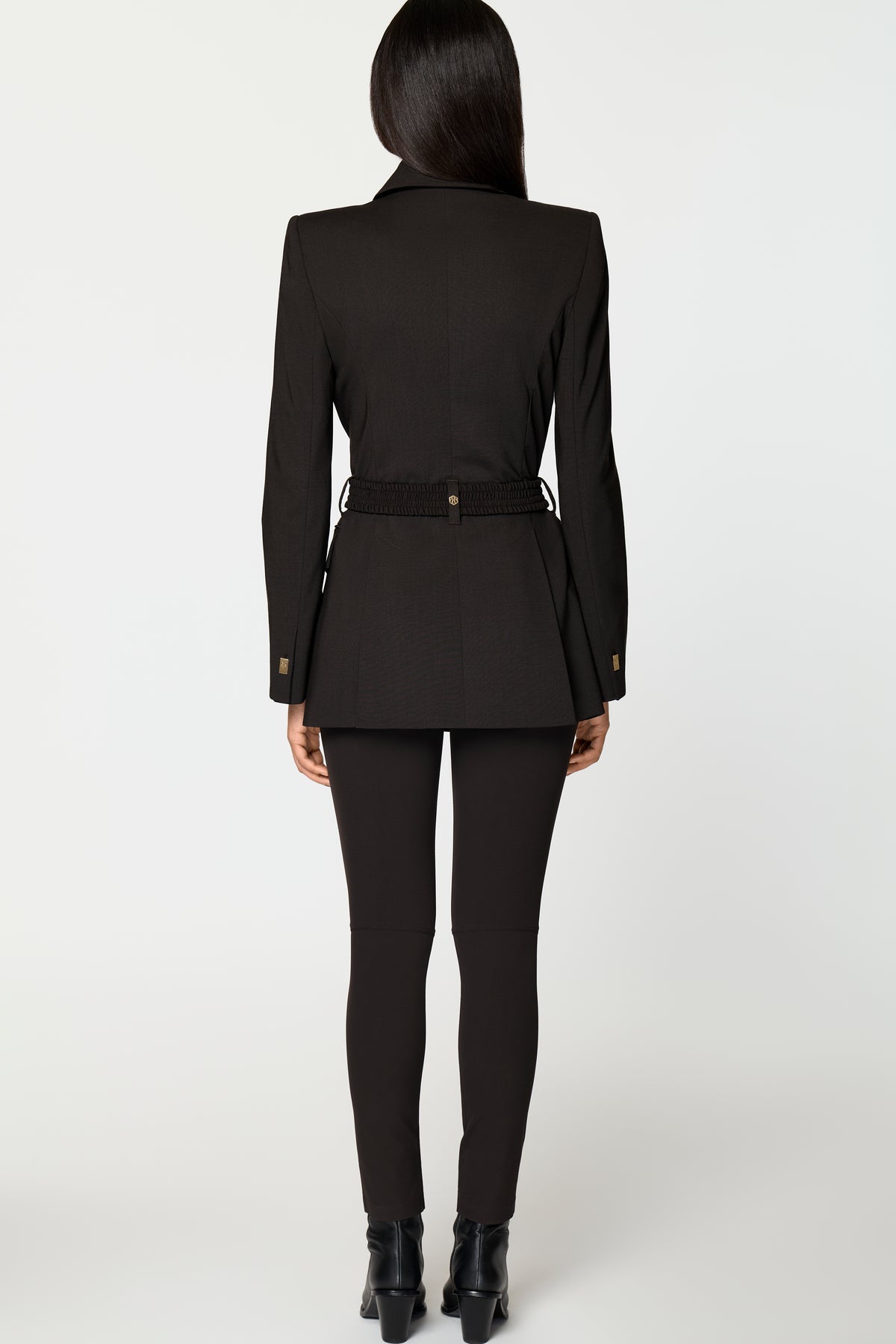 SIBEL Wool Blazer coal