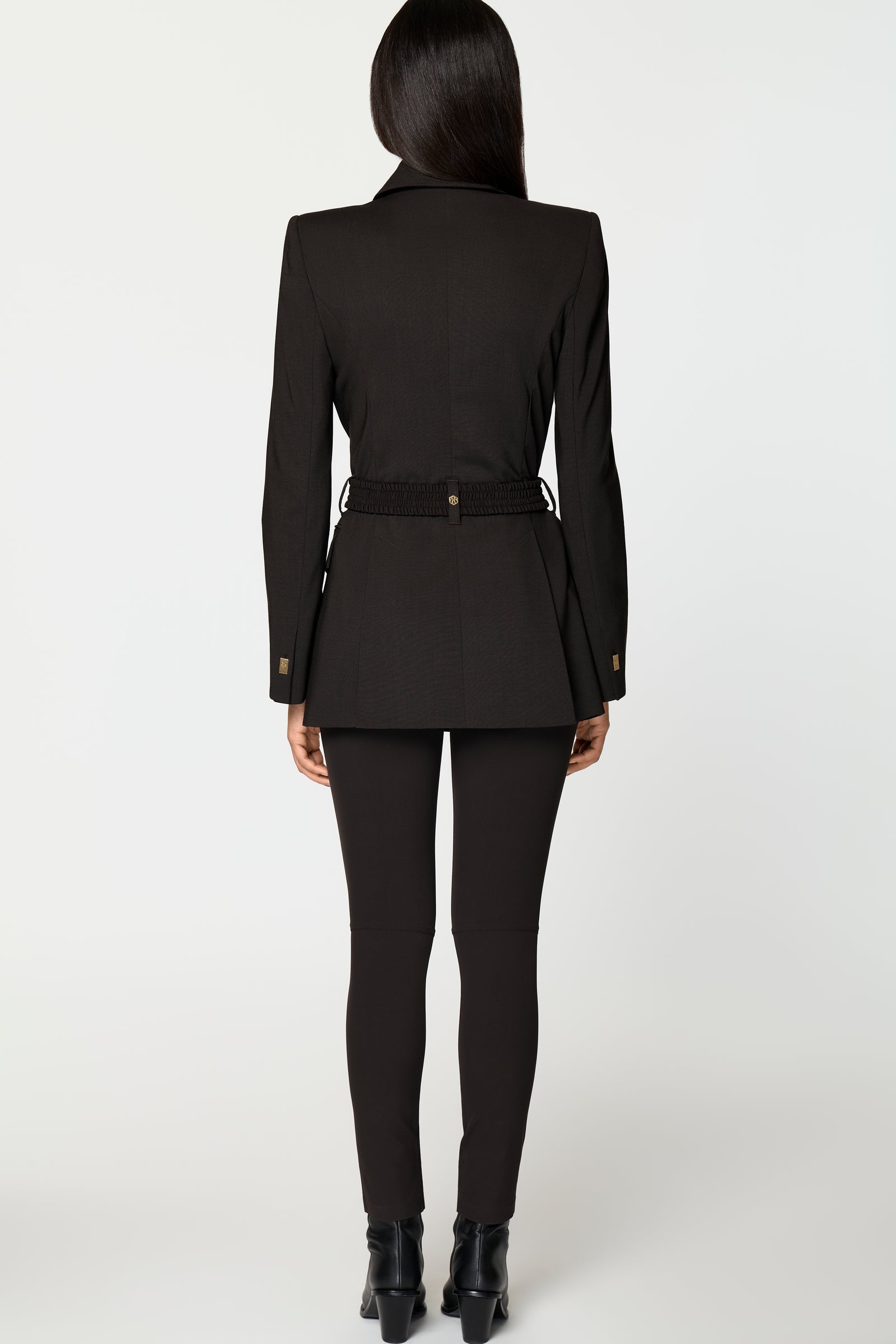 SIBEL Wool Blazer coal