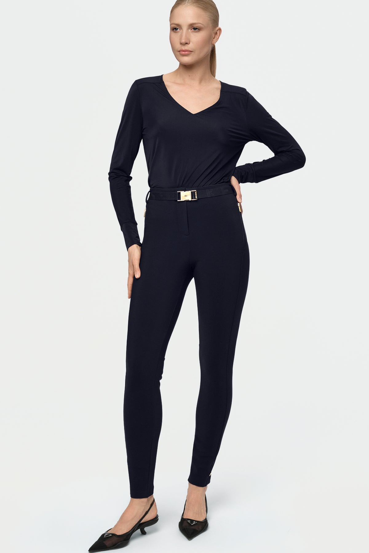 LEGEND Silken Light Blouse deep navy