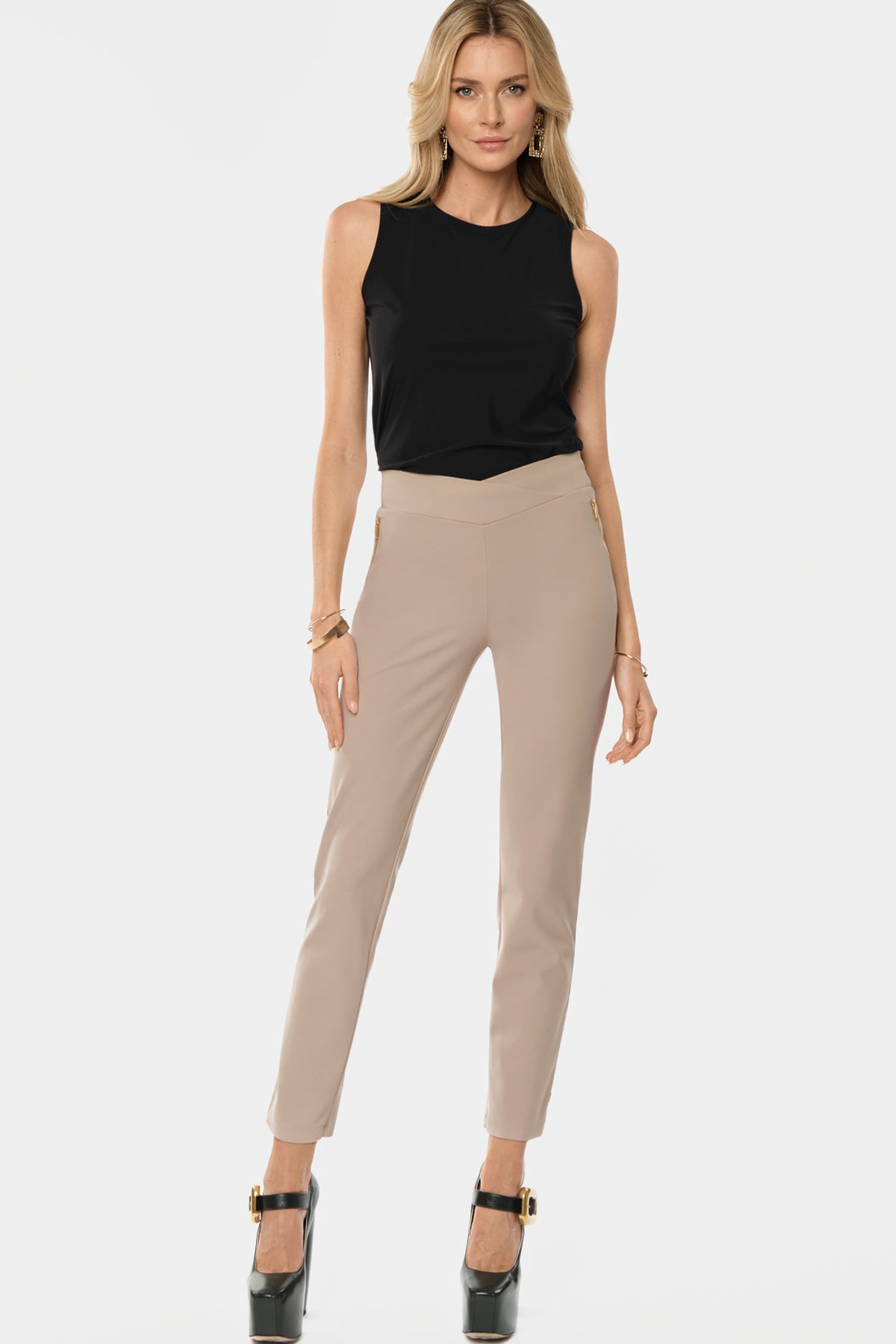 DOWNTOWN Top schwarz