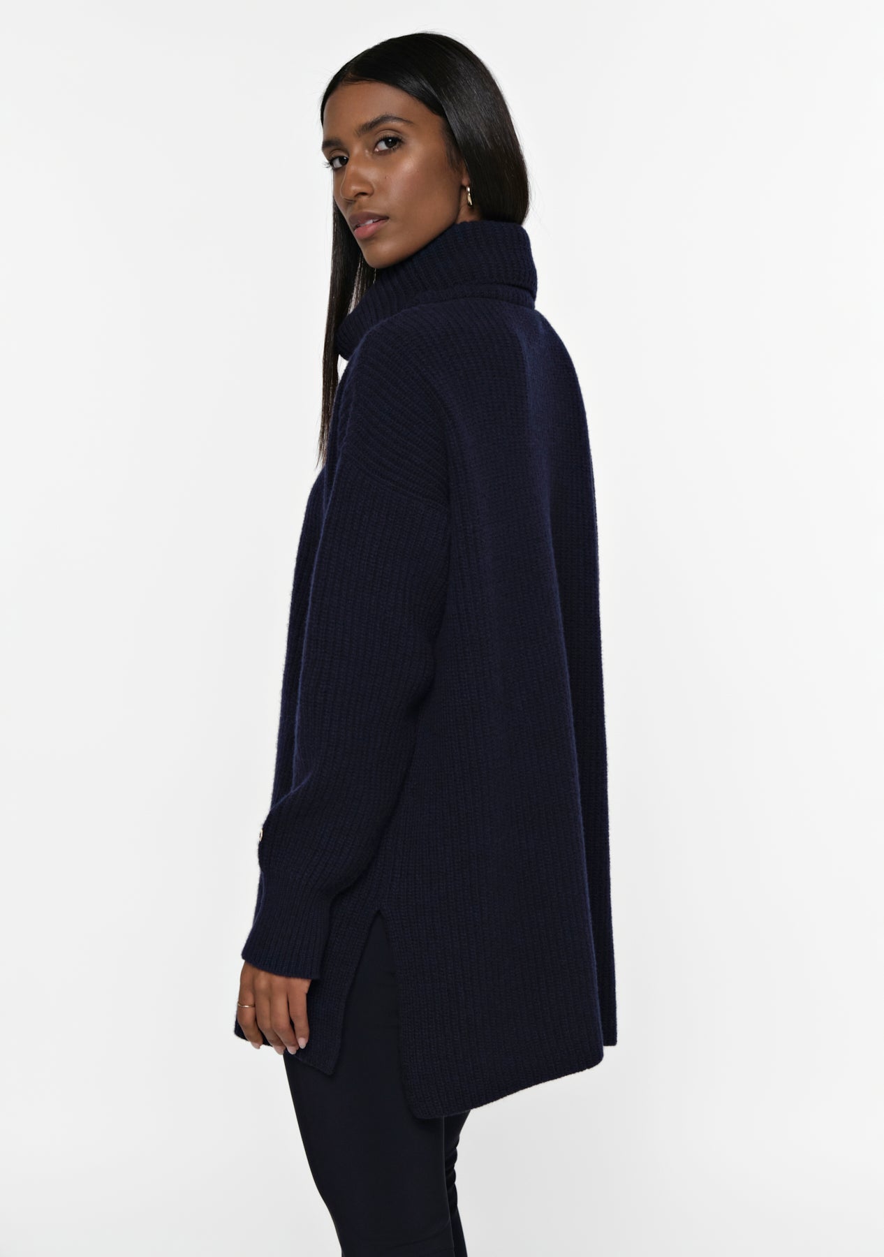 SAN MAURIZIO Cashmere Sweater navy