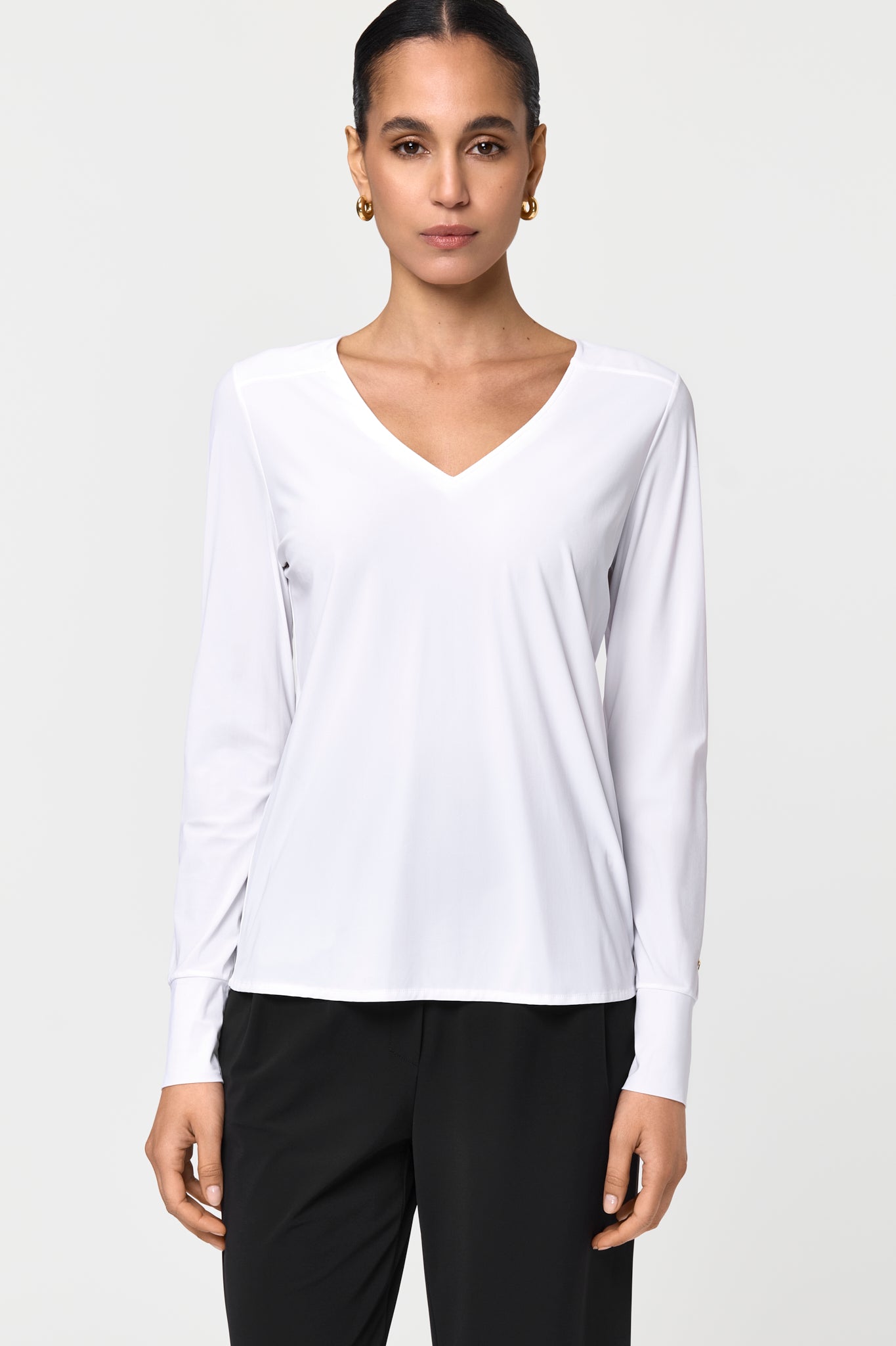 LEGEND Silken Light Blouse feather white