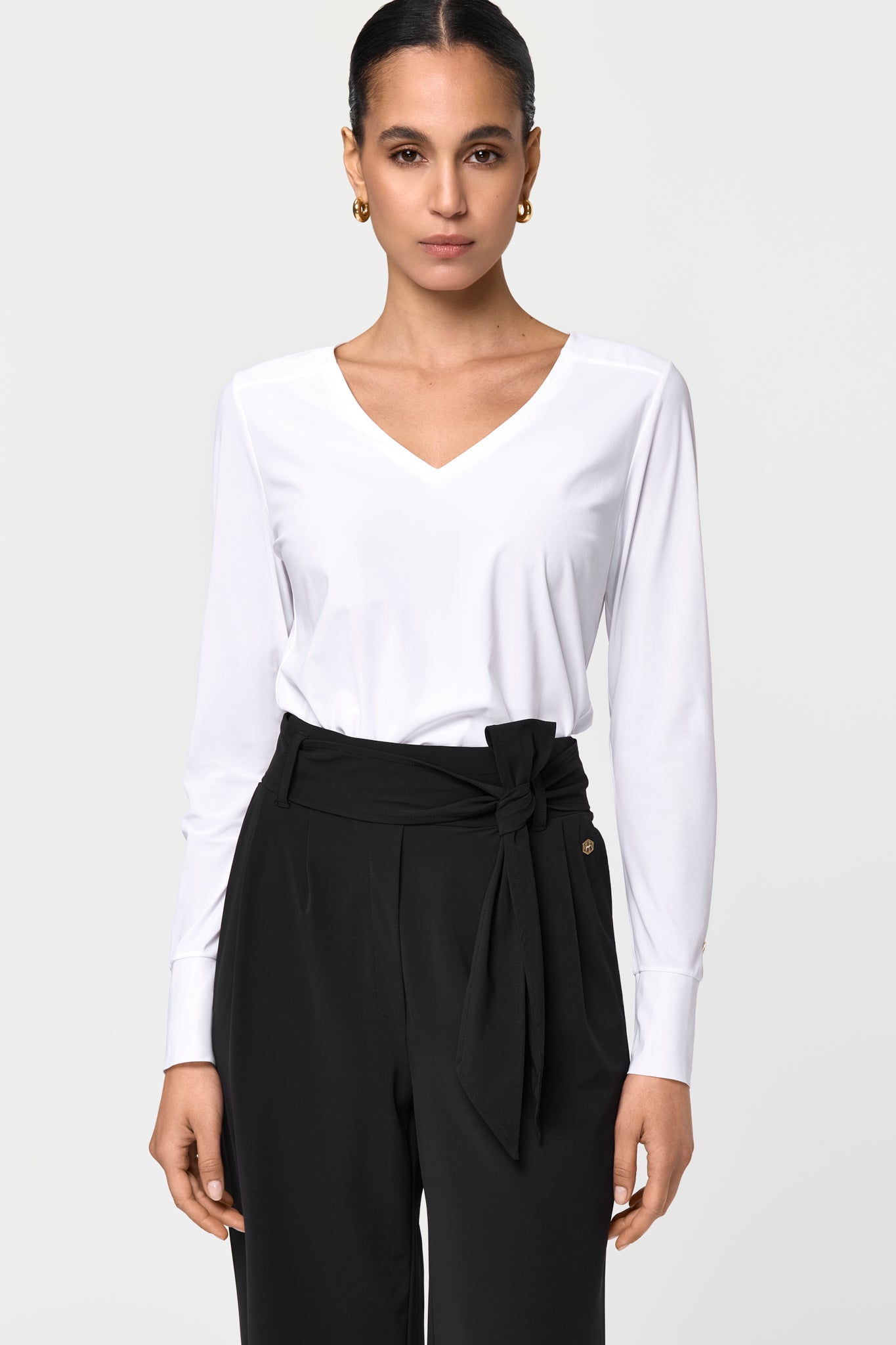 LEGEND Silken Light Blouse feather white