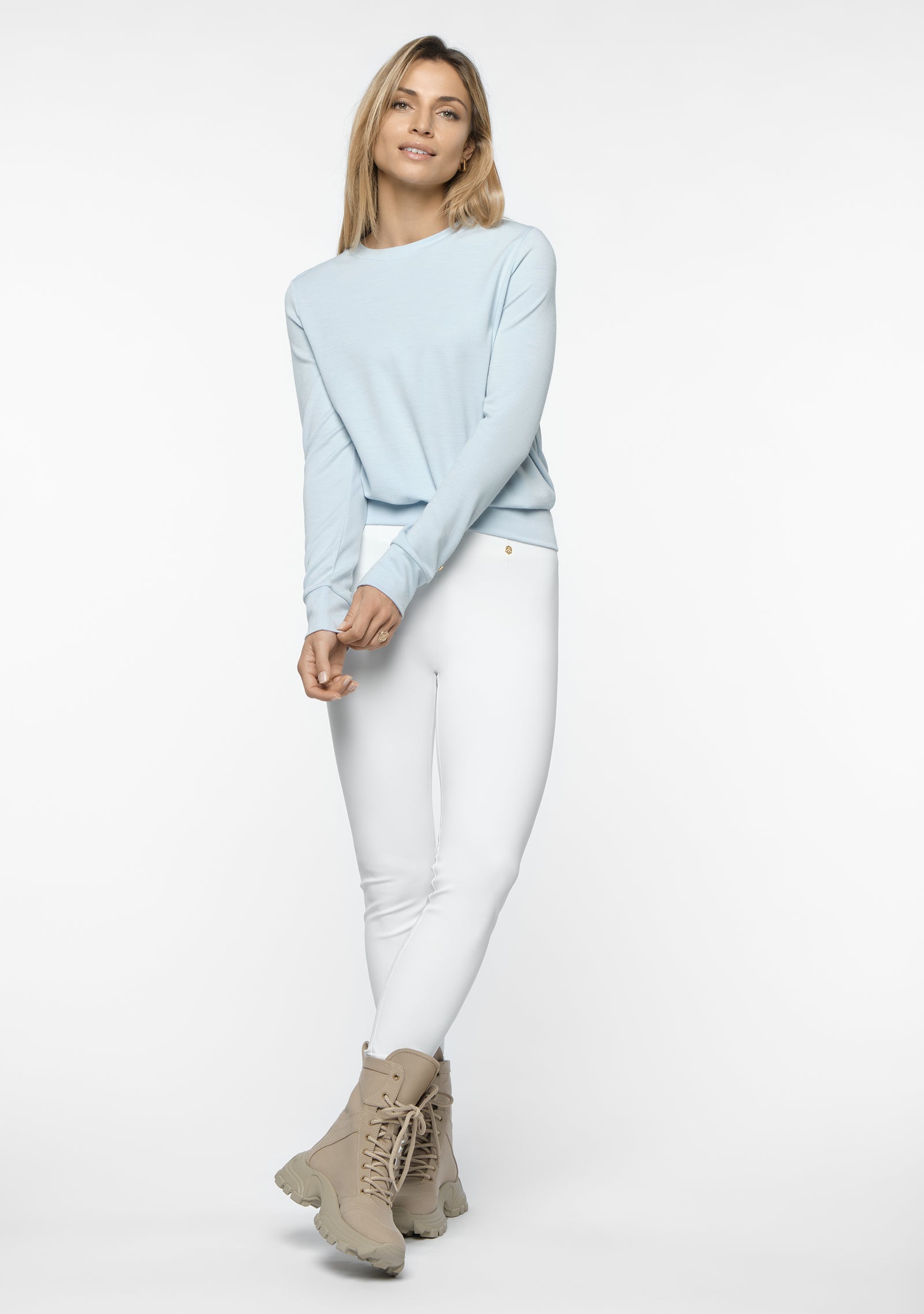 SIENA Merino Sweater blu ciel