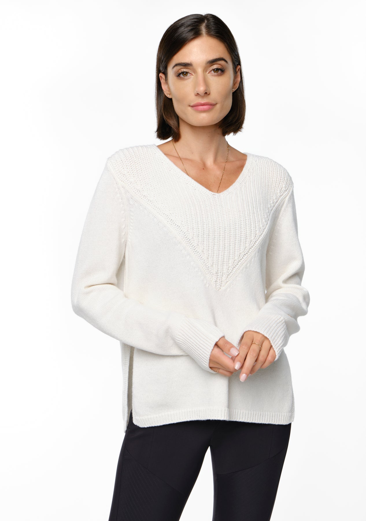 NEROLA Merino Cashmere Sweater cajo