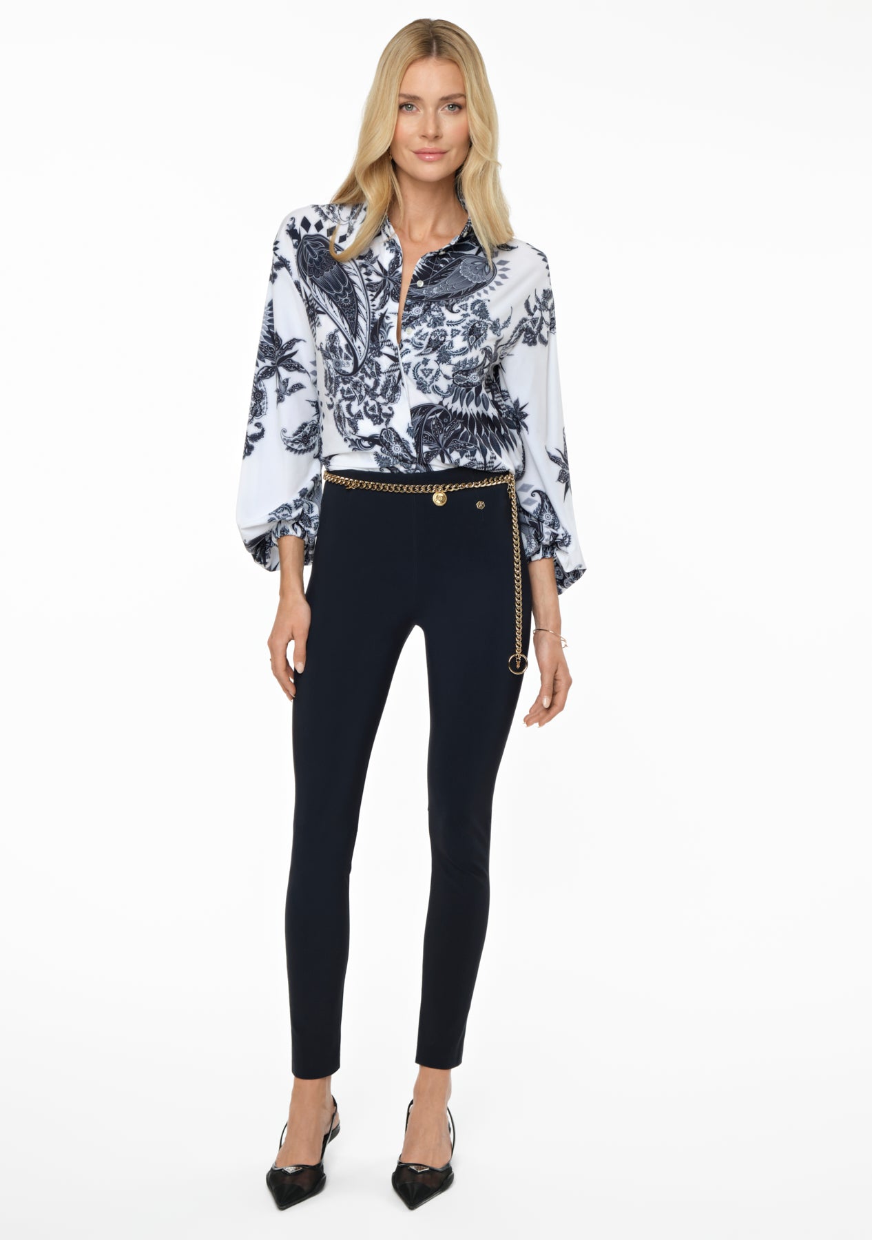 ELLA Stretch Pants deep navy