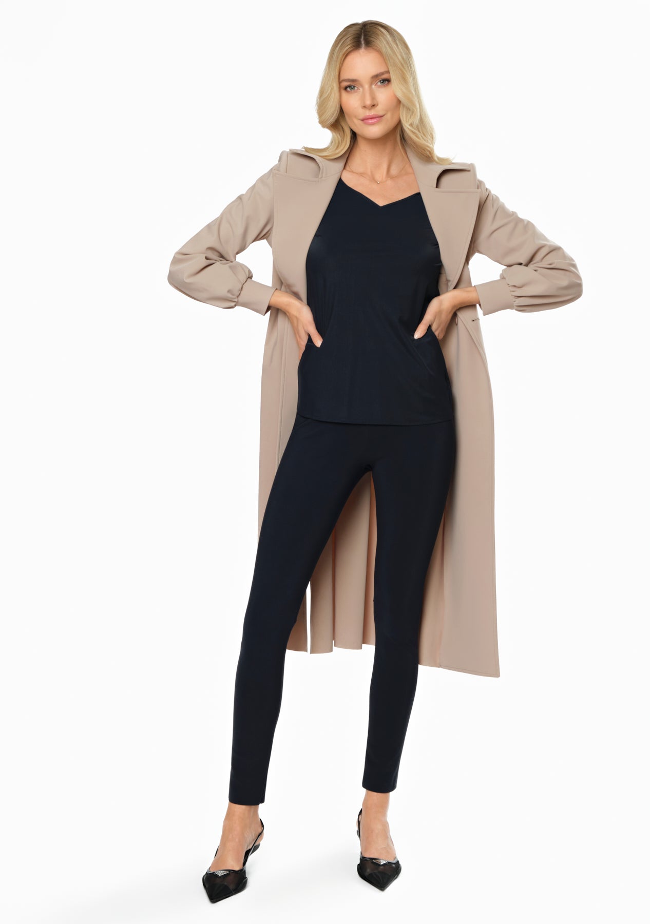 LEGEND Silken Light Blouse deep navy