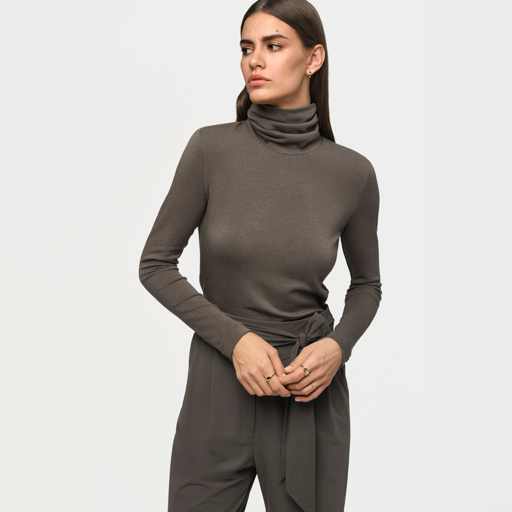 CIRCE Turtleneck Sweater ombre