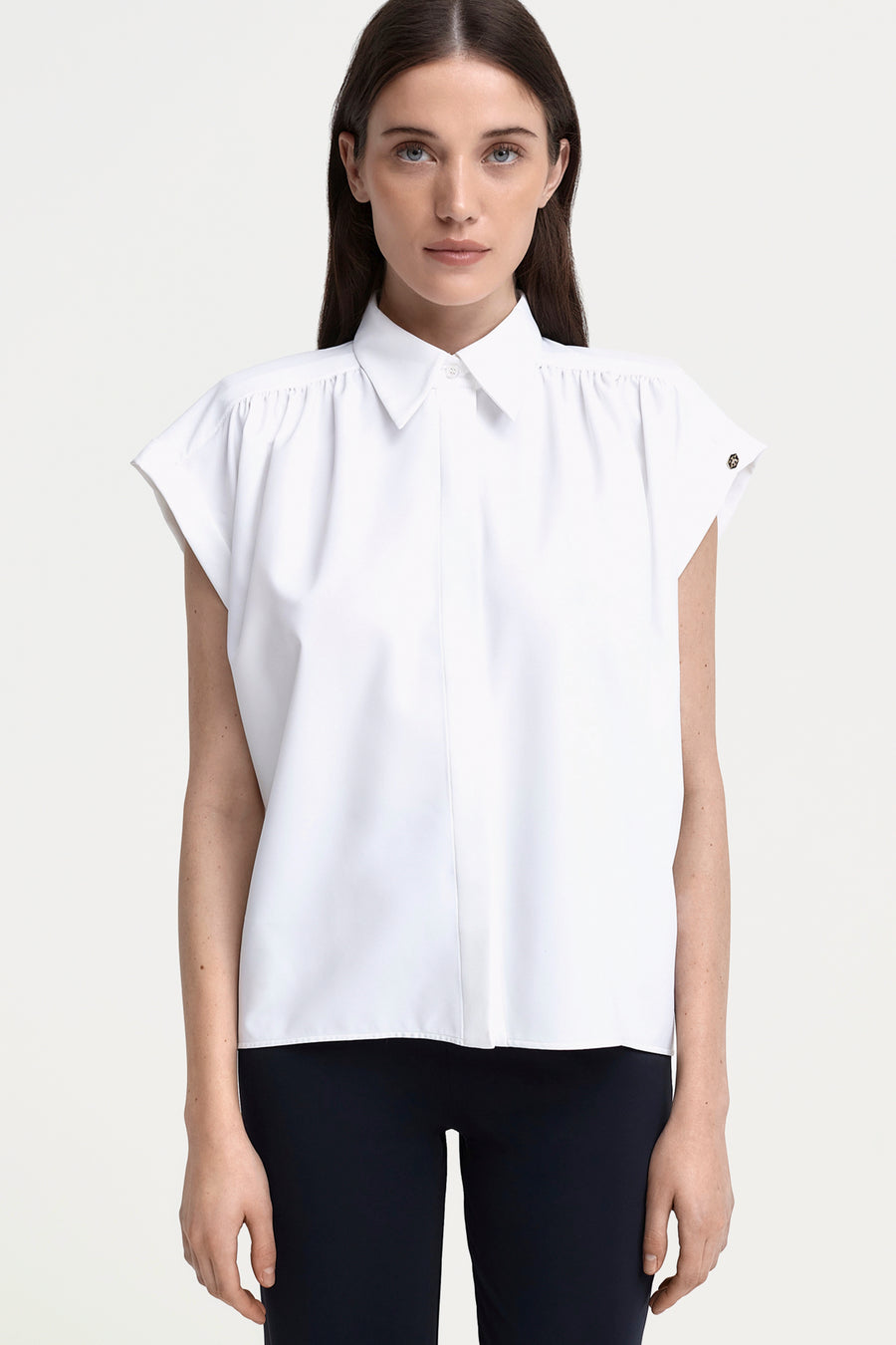 CASETTE Bluse weiss