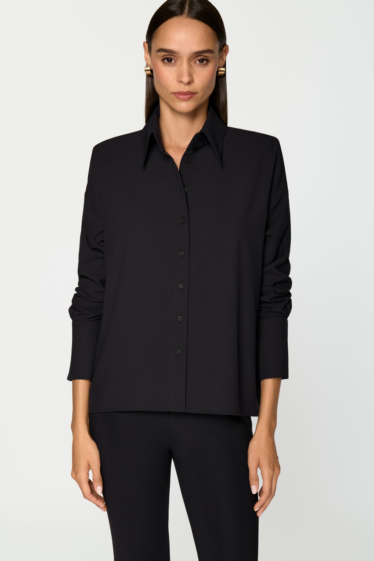 LAREGIA Stretch Shirt black