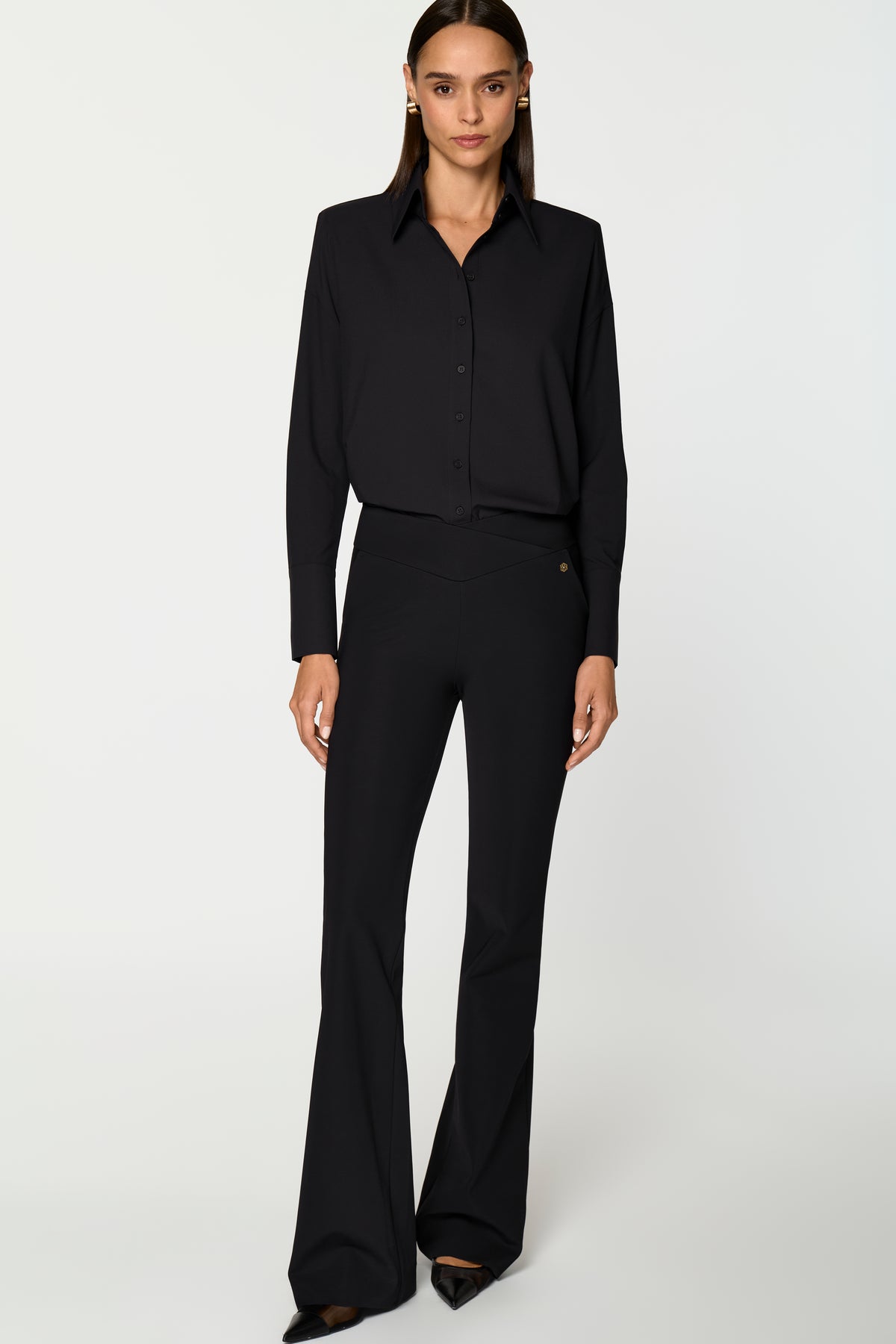 LAREGIA Stretch Shirt black