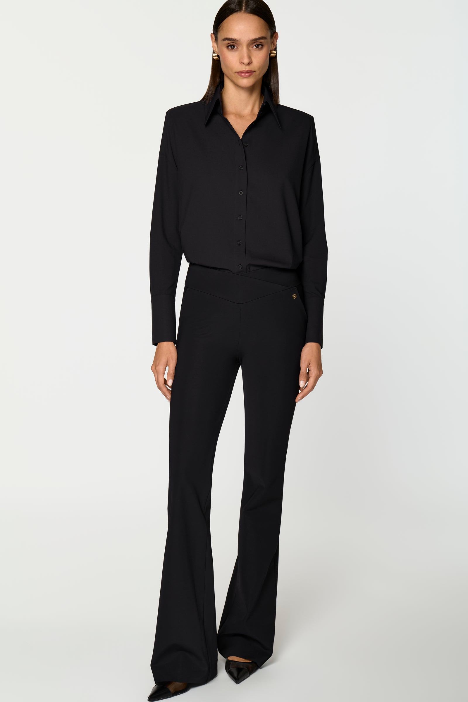 LAREGIA Stretch Shirt black