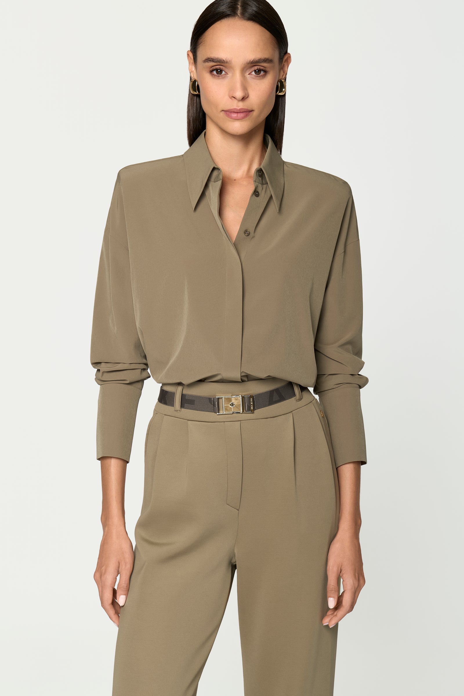 PADRONNE Shirt oliva