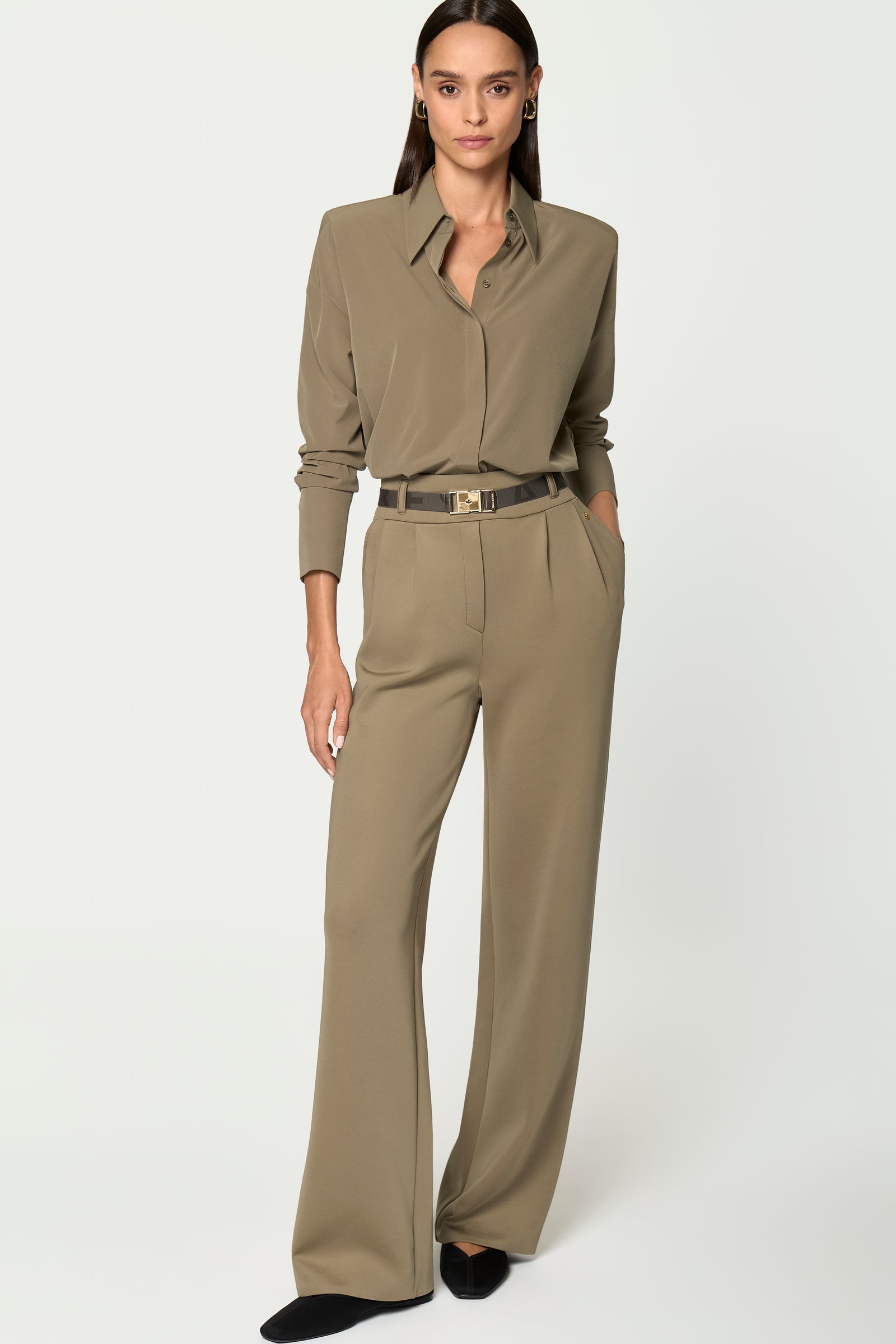 PADRONNE Shirt oliva