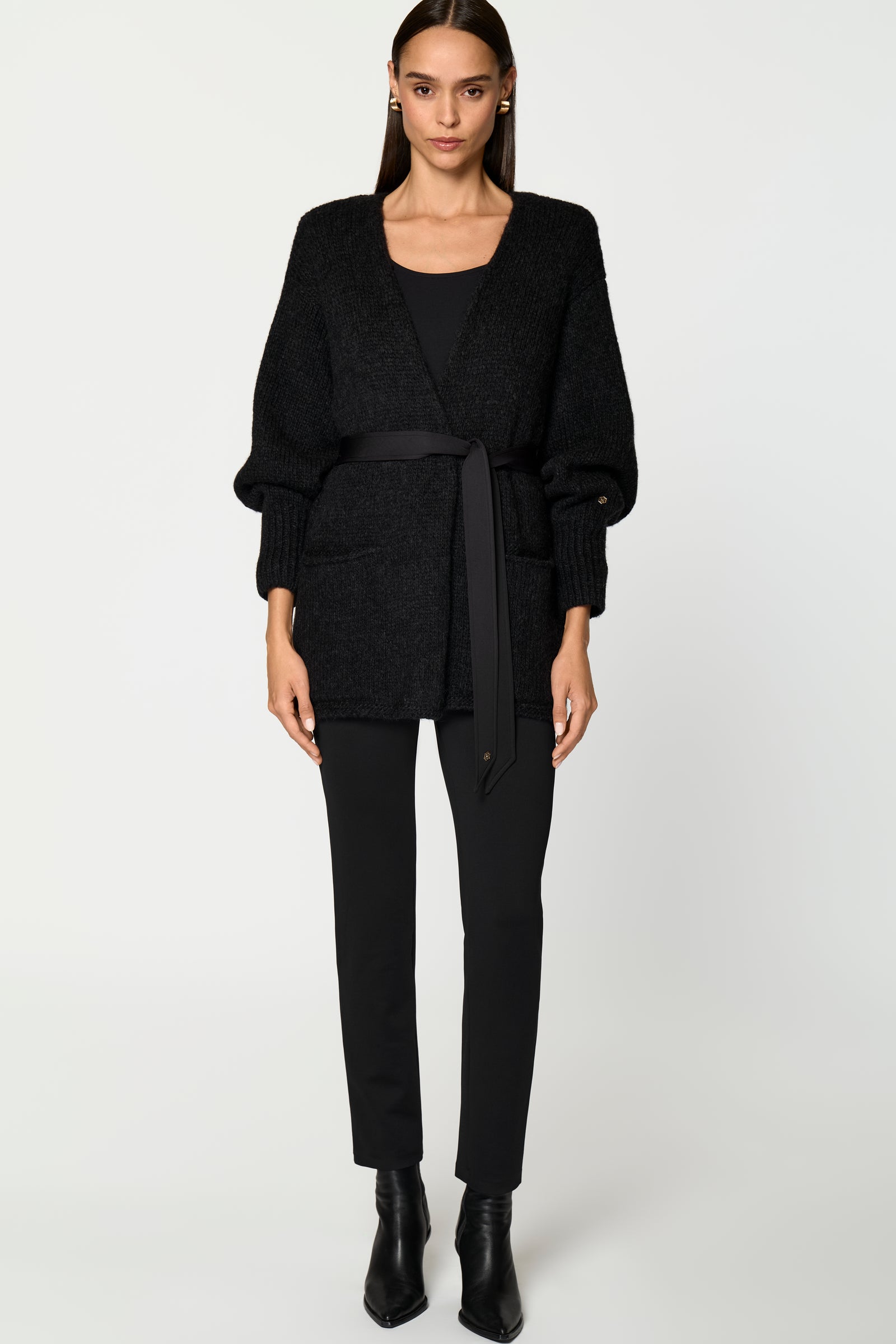 CANOLO Cardigan black