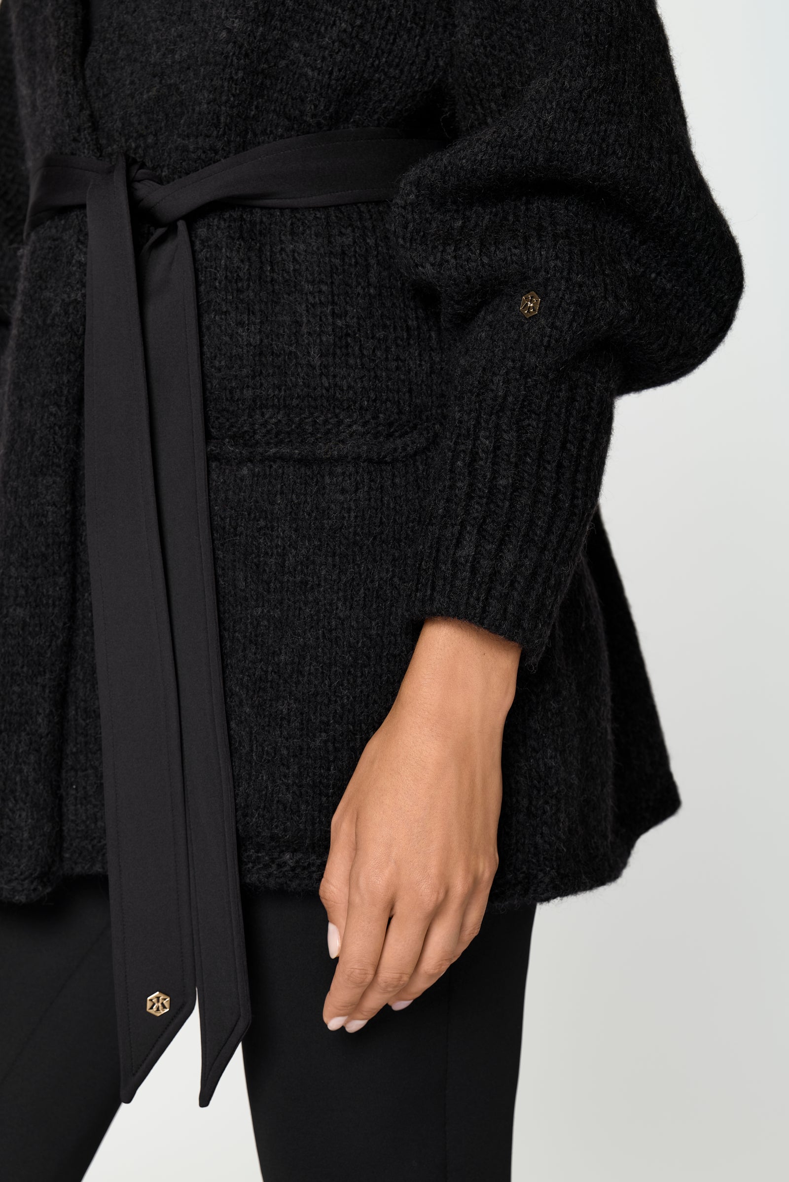 CANOLO Cardigan black