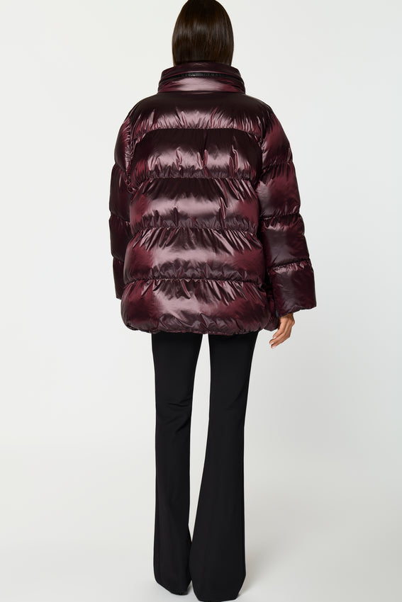 SQN Puffer Jacket tawny port
