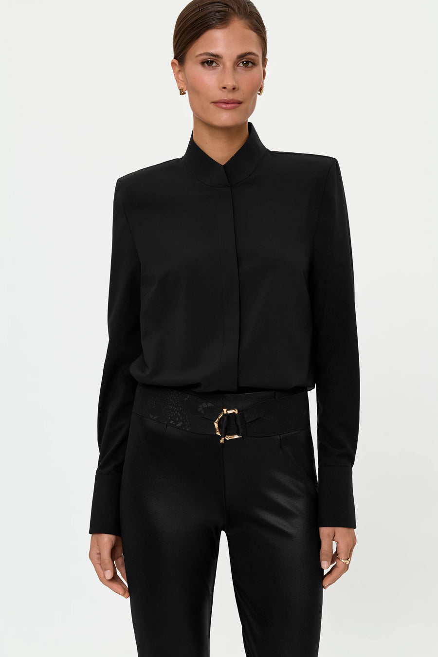 LEONTA Shirt black