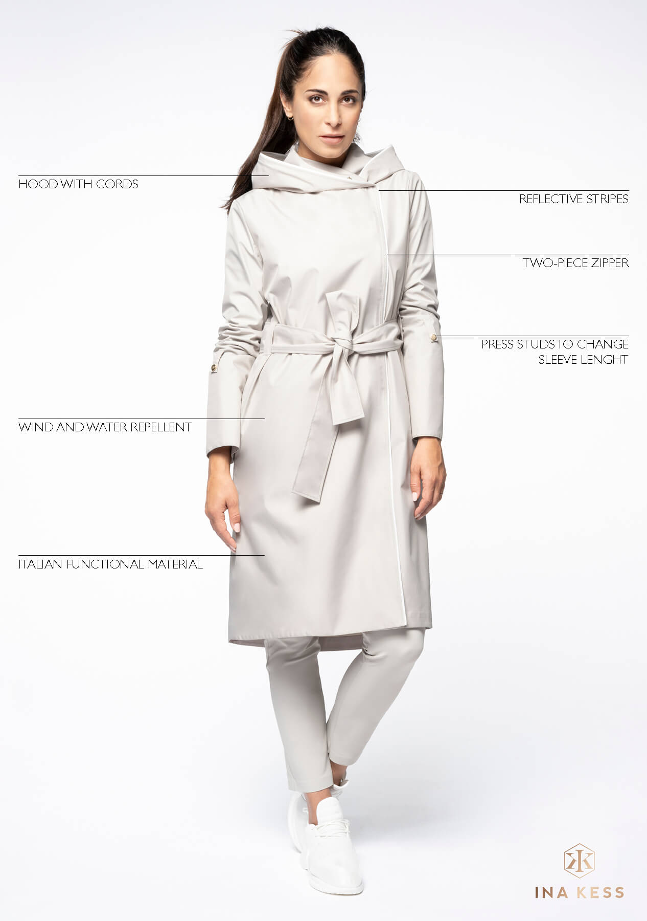 MILANO Raincoat sheer
