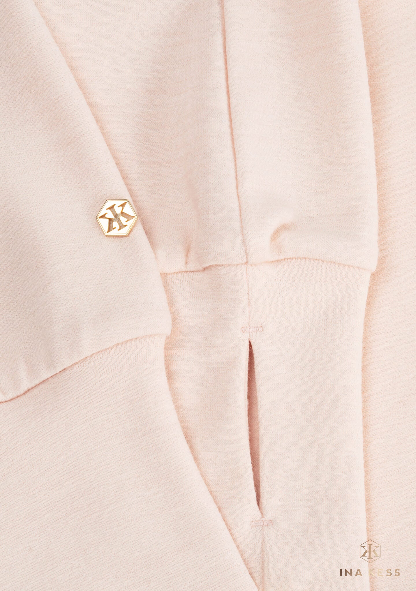 MERINO TURTLENECK Sweater rosa cipria