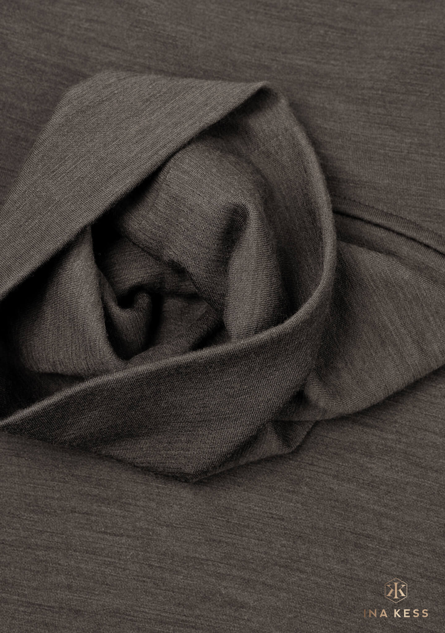 MERINO STRETCH Mid Sleeve Top carbone