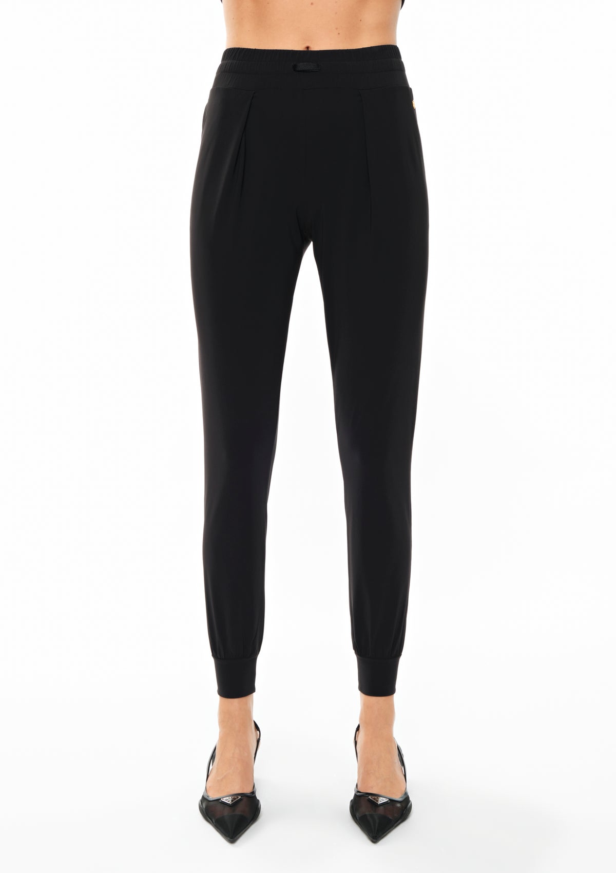 INA KESS LUXE LÉGER TRACK PANTS BLACK - INA KESS International