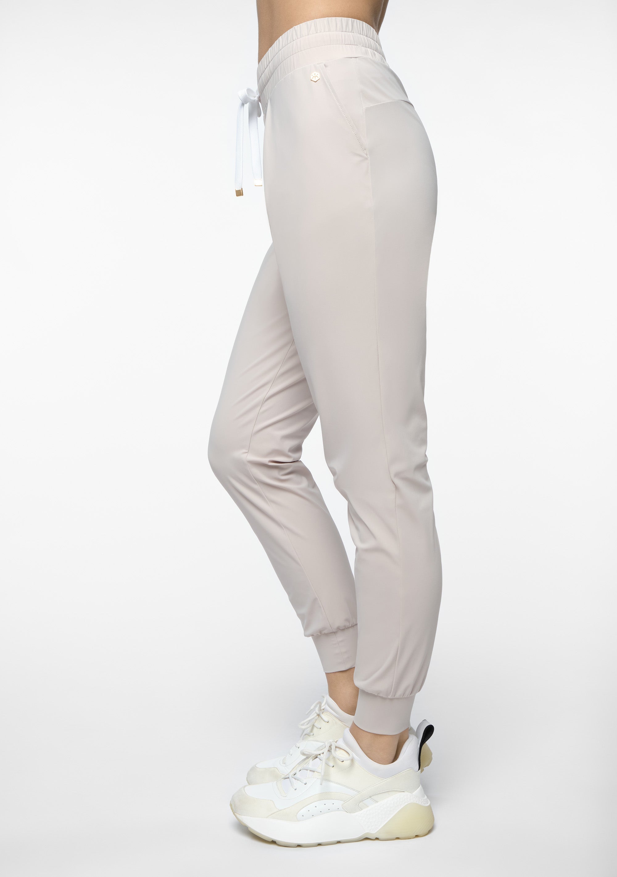 LUXE LÉGER Track Pants sheer