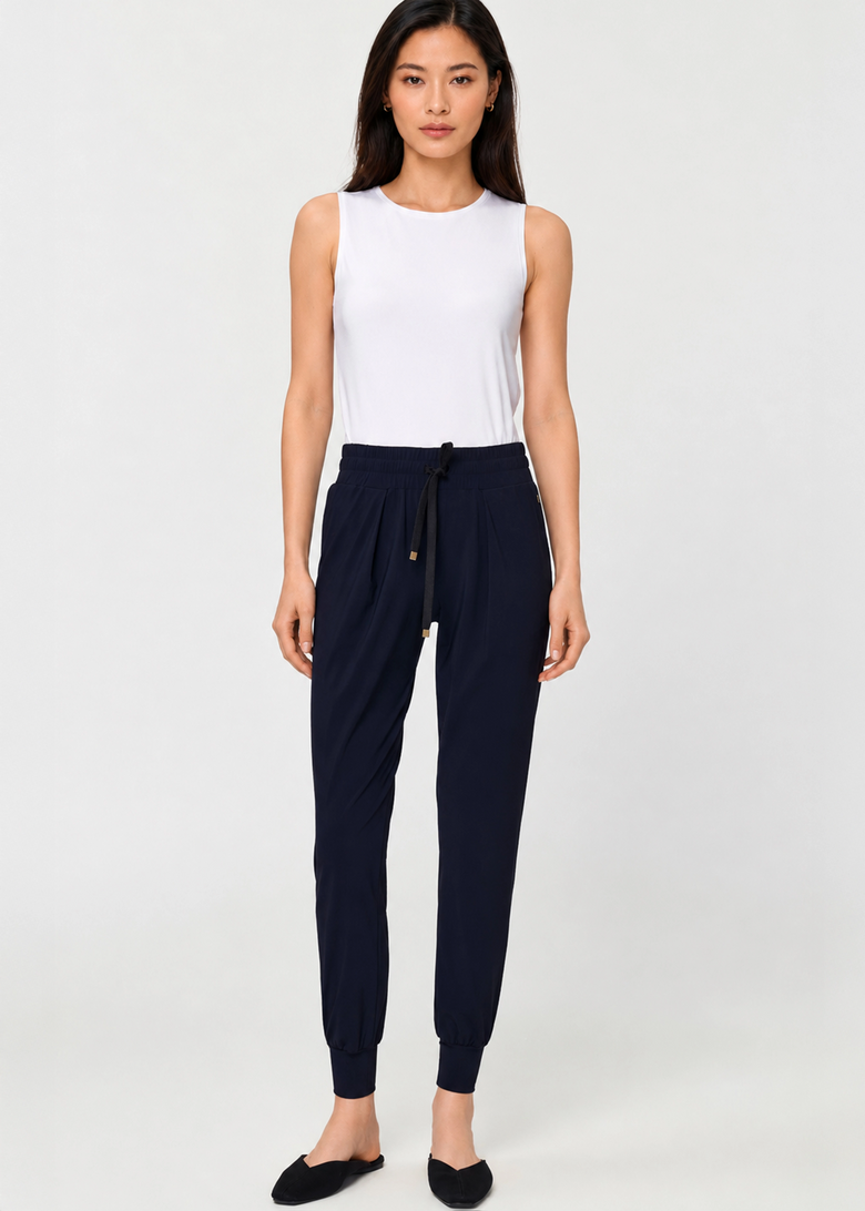LUXE LÉGER Track Pants deep navy