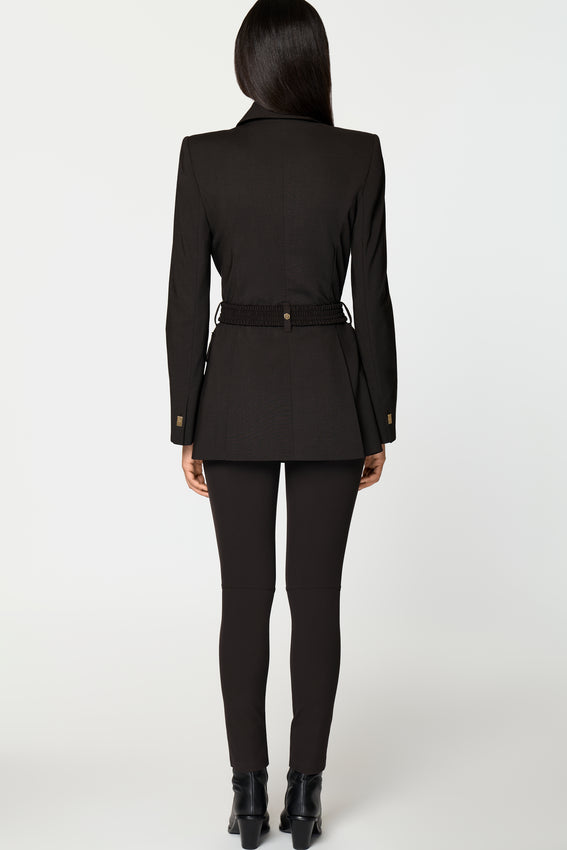 SIBEL Wool Blazer coal