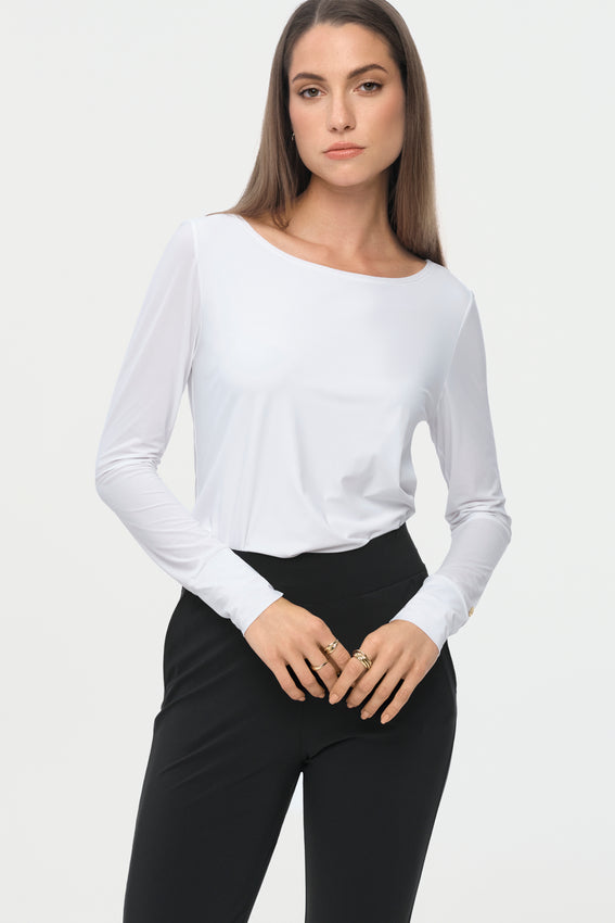 ALLDAYLONG Blouse feather white