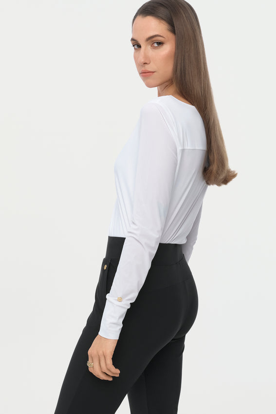 ALLDAYLONG Blouse feather white