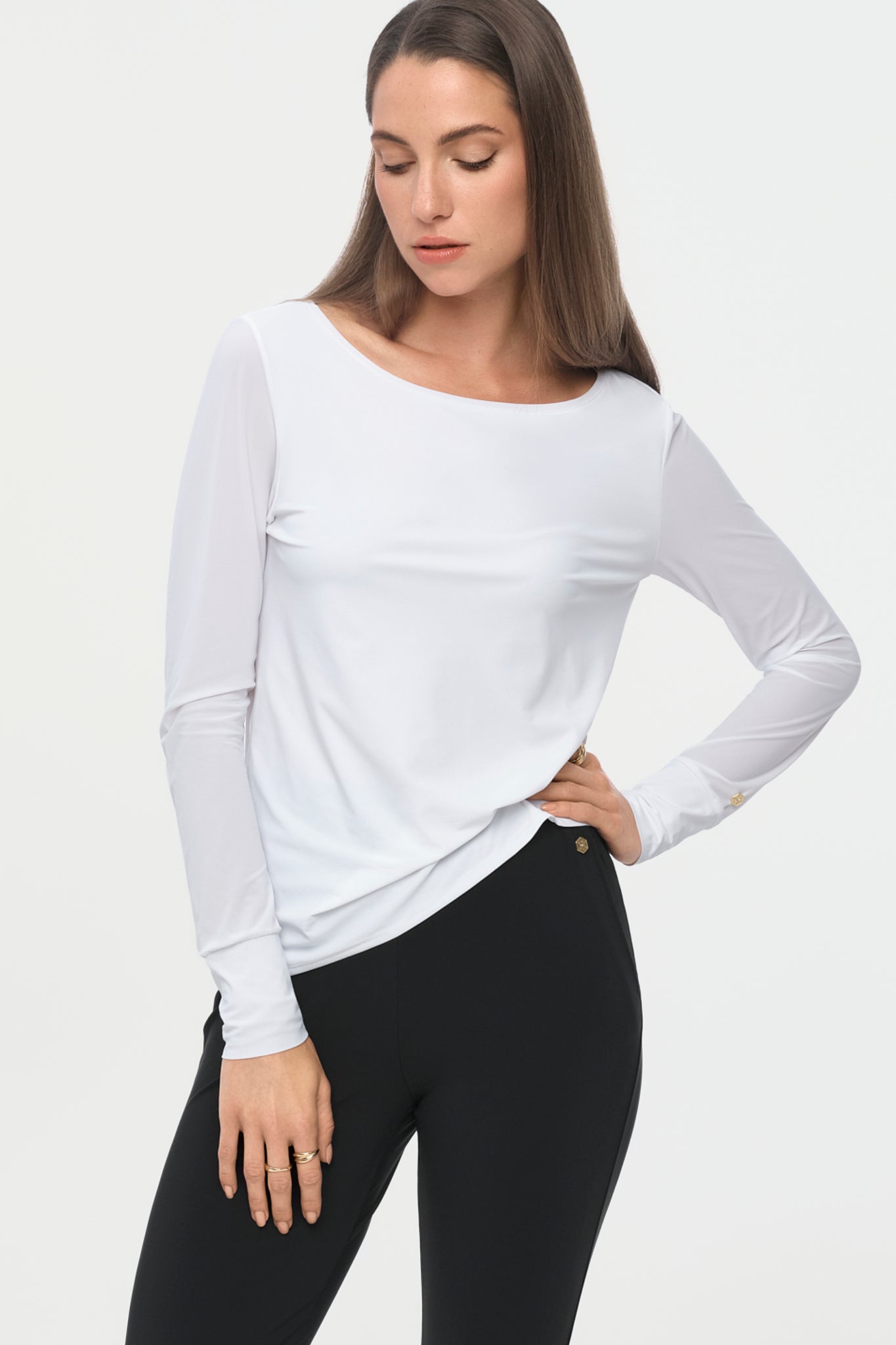 ALLDAYLONG Bluse feather white