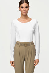 ALLDAYLONG Blouse feather white