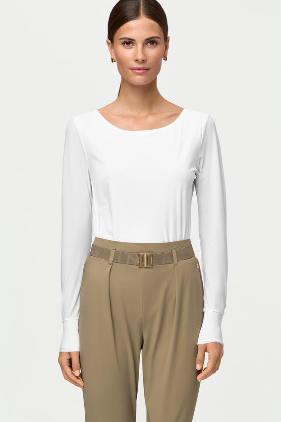 ALLDAYLONG Blouse feather white