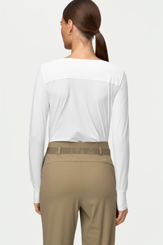 ALLDAYLONG Blouse feather white