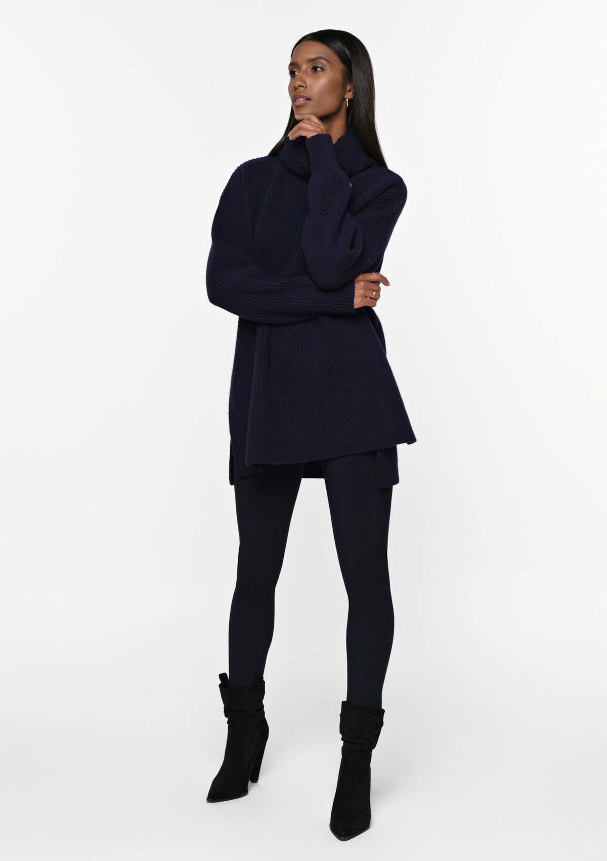 SAN MAURIZIO Cashmere Sweater navy