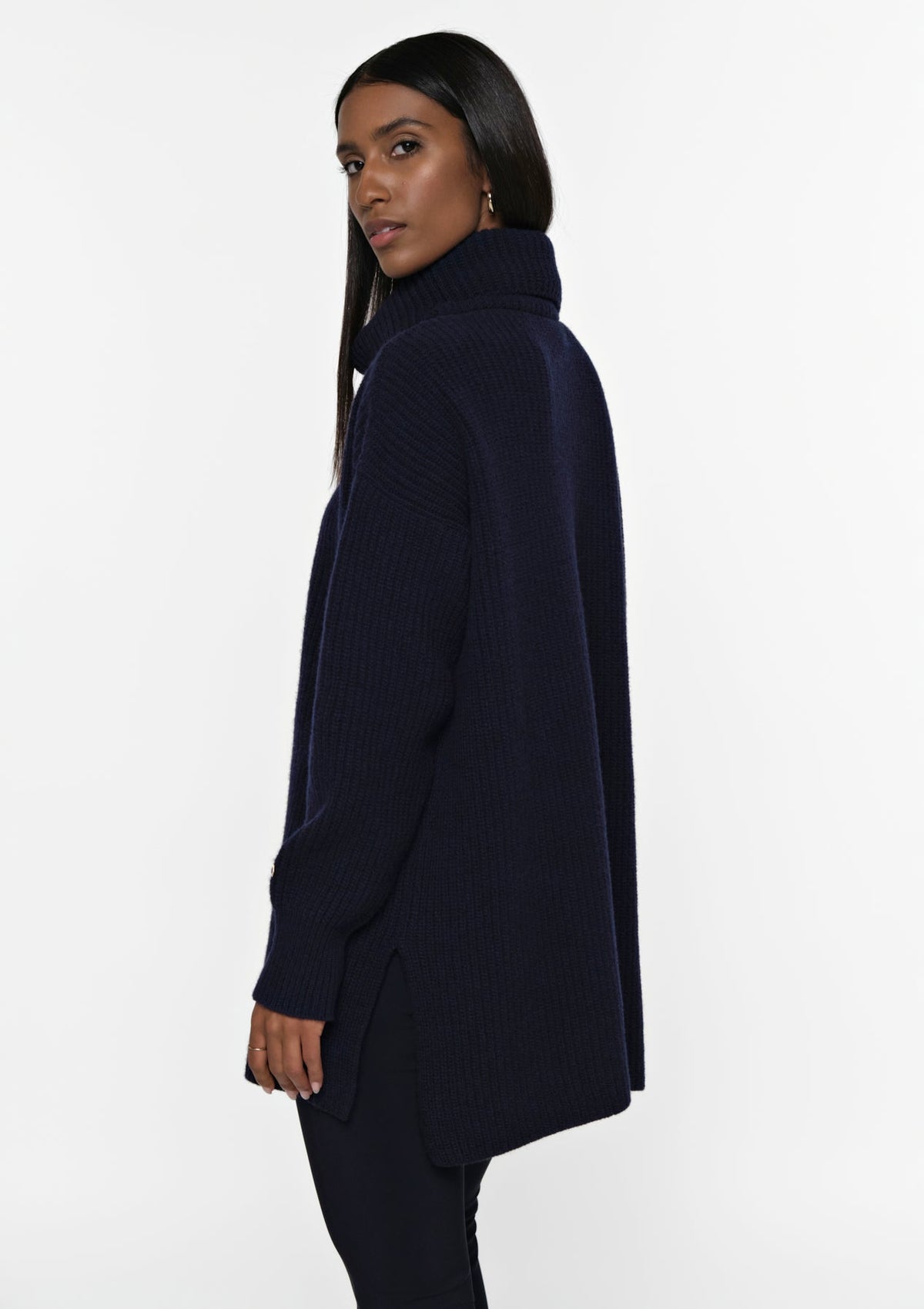 SAN MAURIZIO Cashmere Sweater navy