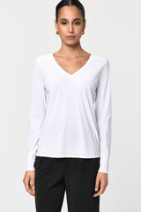 LEGEND Silken Light Bluse feather white