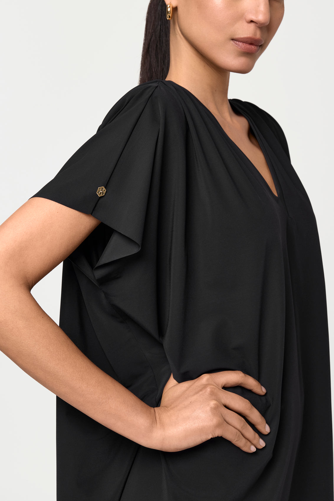 MERYL Bluse schwarz