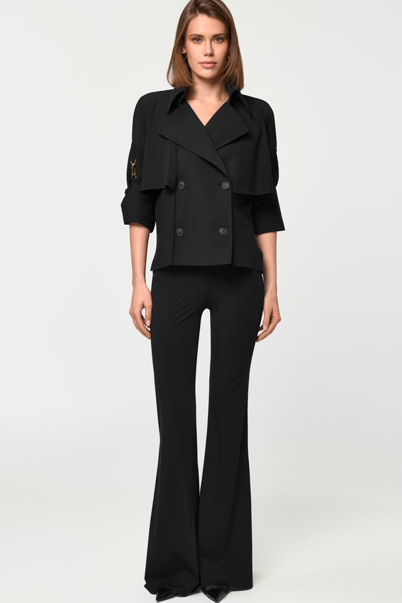 CRESSIDA Trench Jacket black