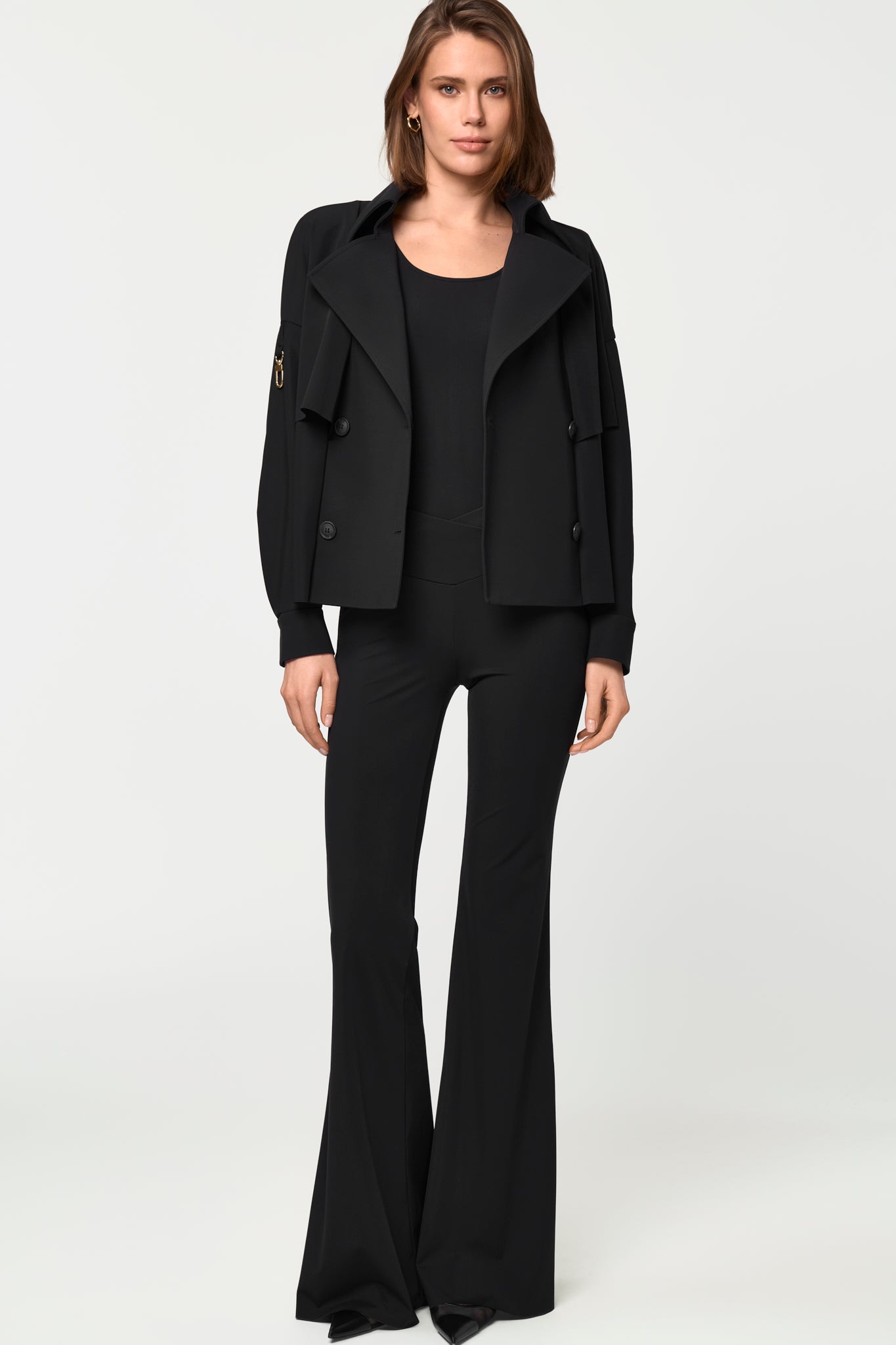 CRESSIDA Trench Jacket black