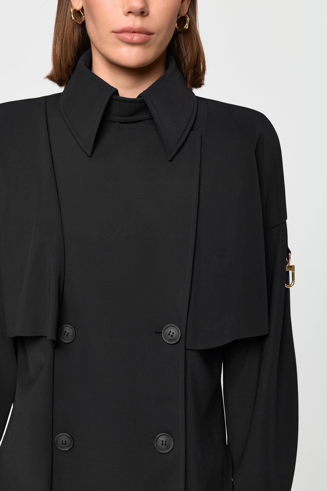 CRESSIDA Trench Jacket black