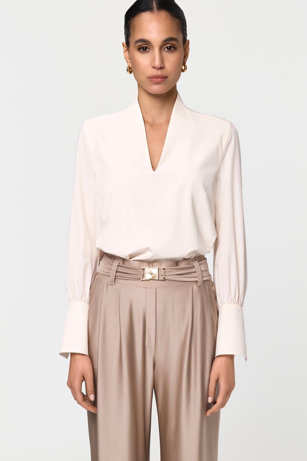 MOSCANA Bluse alba