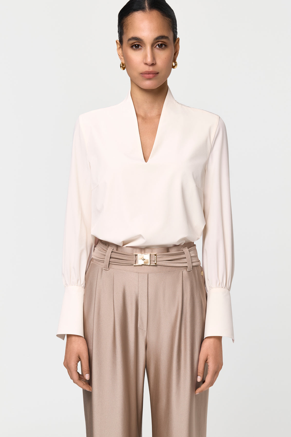 MOSCANA Bluse alba