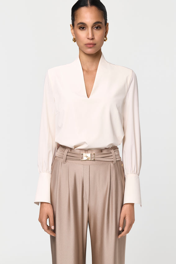 MOSCANA Blouse alba