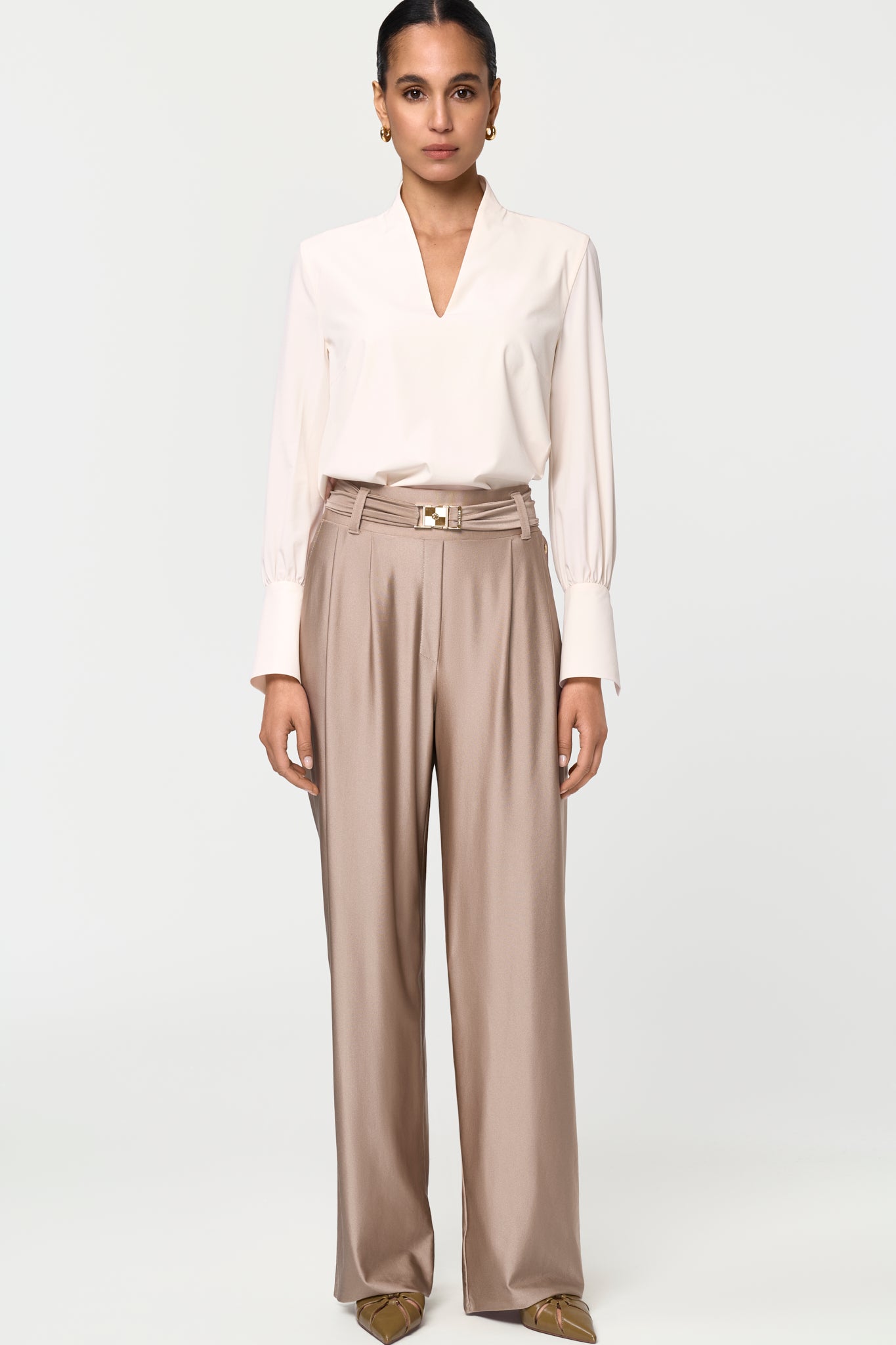 MOSCANA Bluse alba