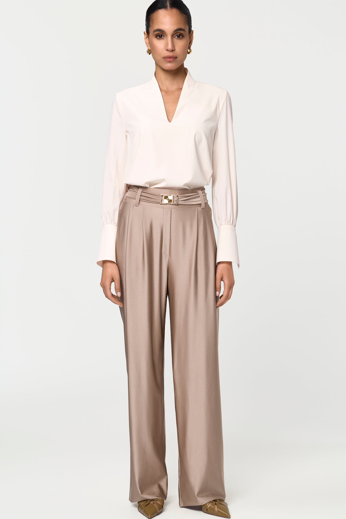 MOSCANA Bluse alba
