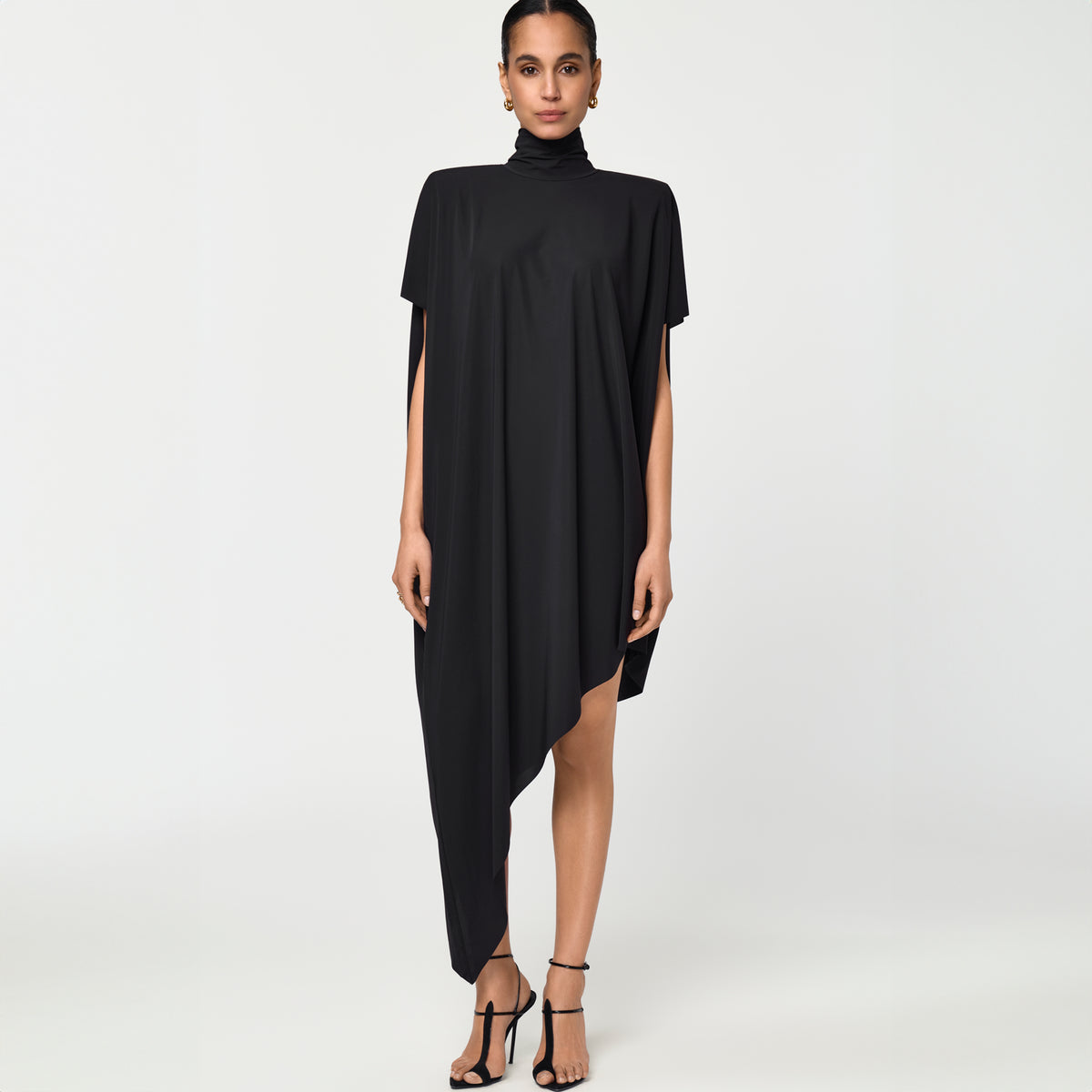 DELOREAN Long Blouse black