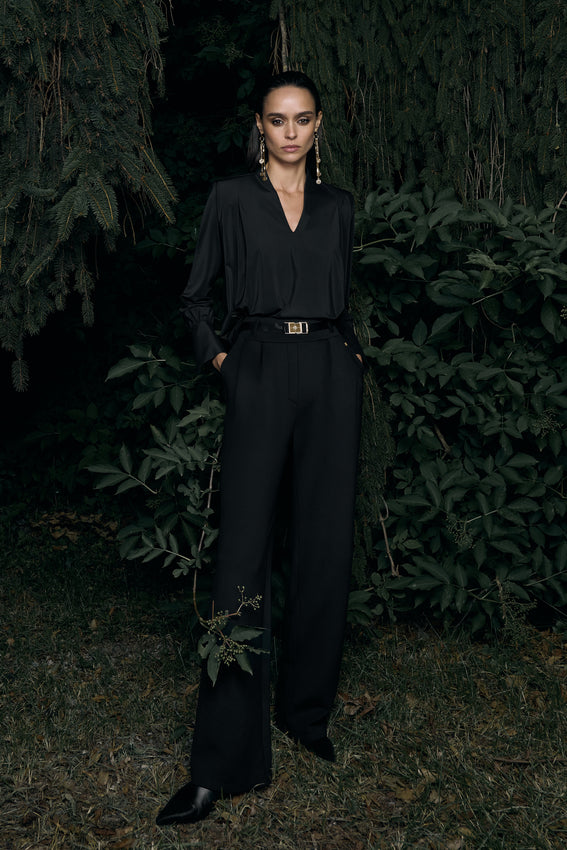 BISCARI Blouse black