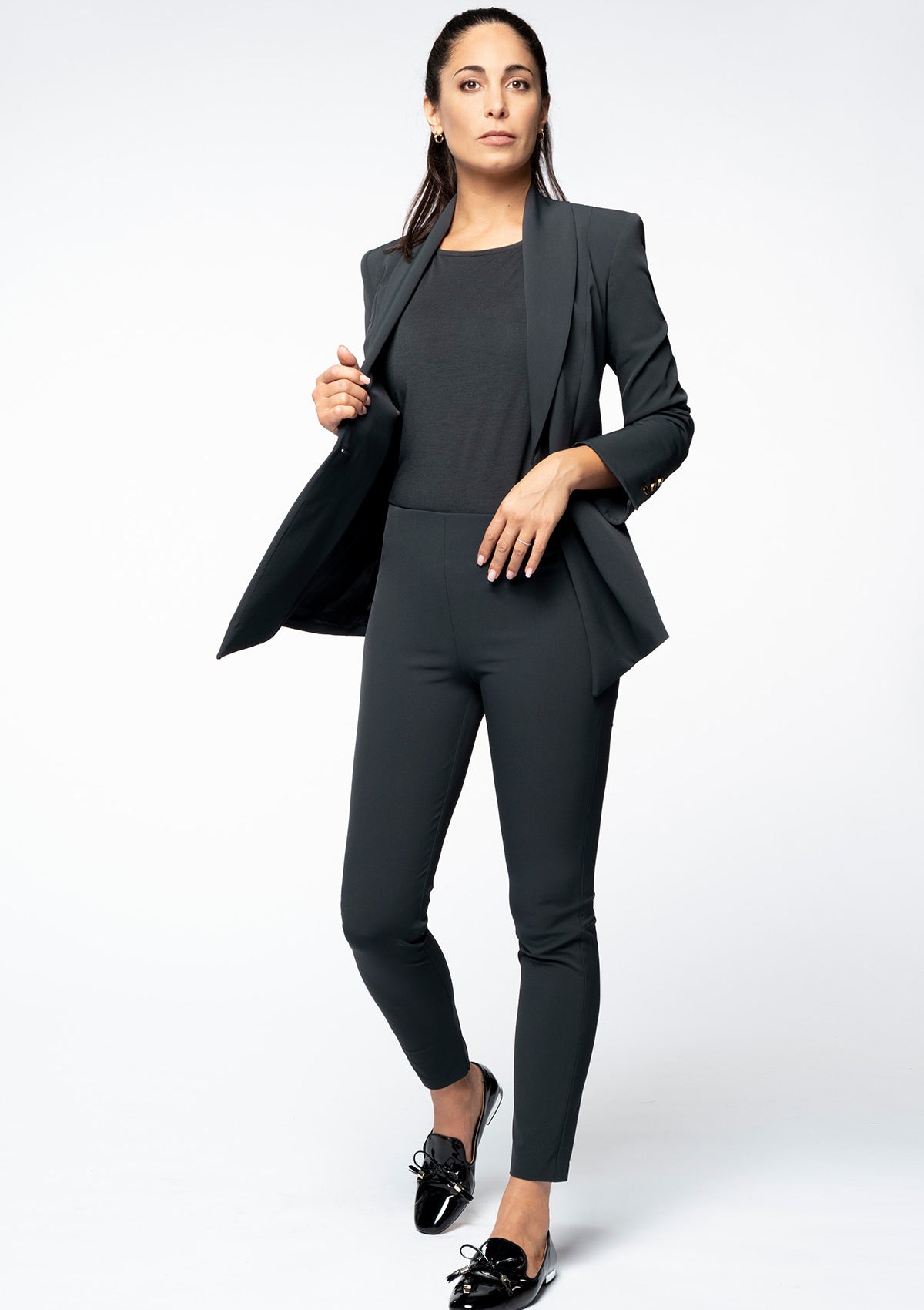 UPTOWN Stretch Blazer forest